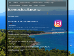 www.backmanshusbilsresor.se