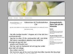 www.fotvardsklinikencw.se